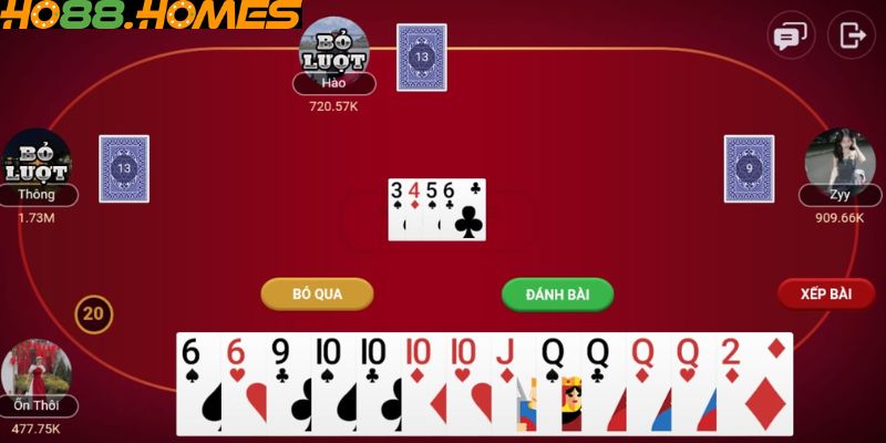 Bí quyết giúp hạn chế rủi ro thua bài Tiến lên
